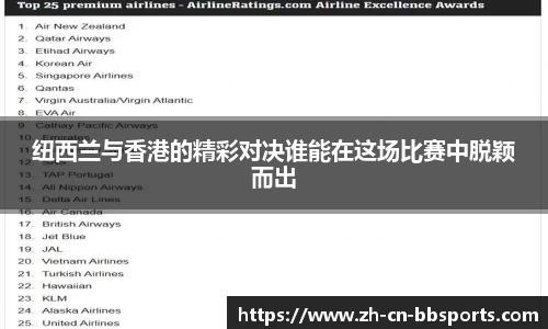纽西兰与香港的精彩对决谁能在这场比赛中脱颖而出